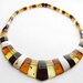 Luxury Baltic Amber Multicolor Necklace CLEOPATRA