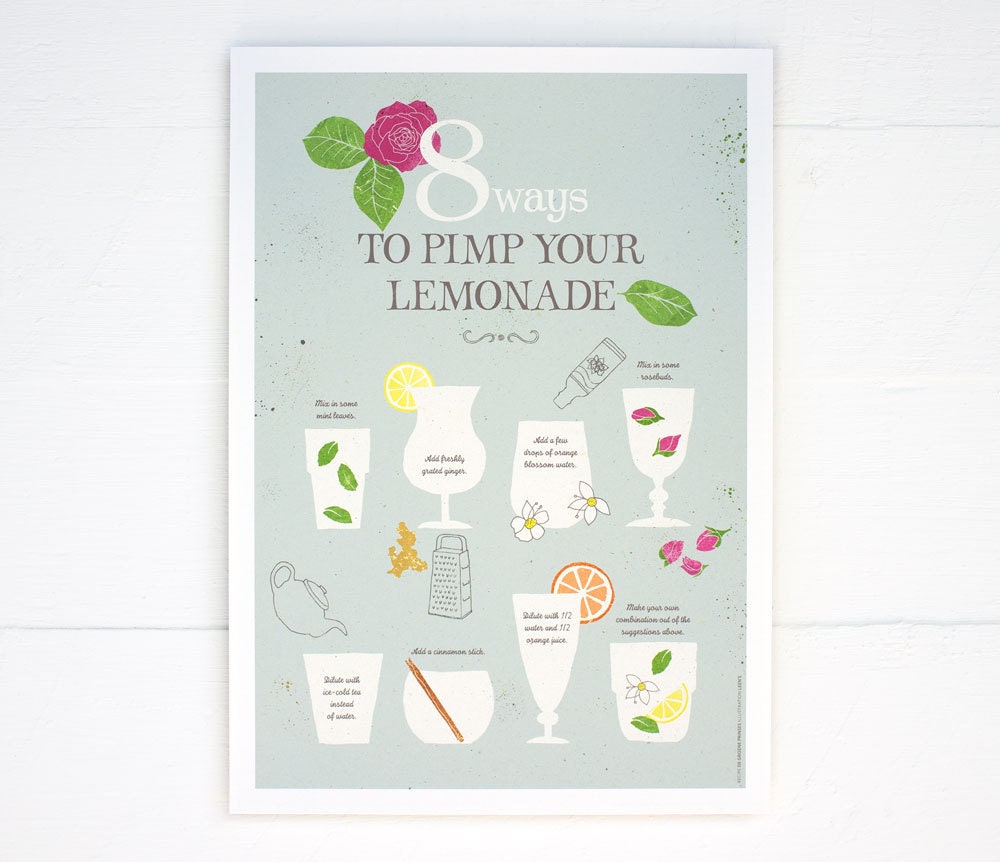 8 ways to pimp your lemonade (Print)