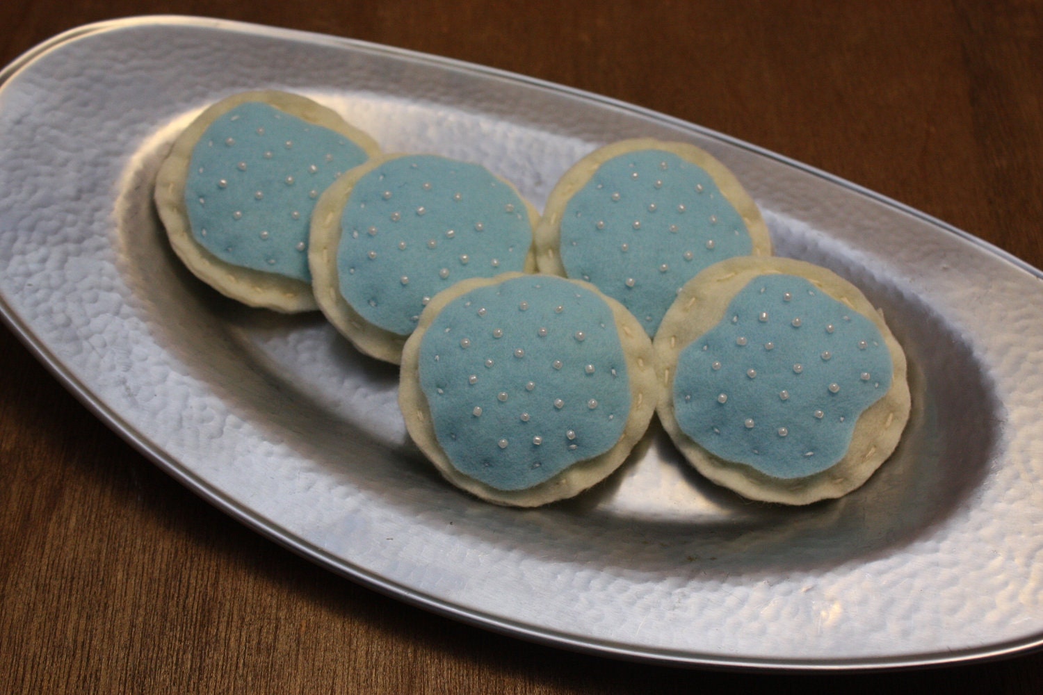 Felt Play Food - Sugar Cookies