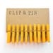 Mini Clothespins - Canary / Yellow - Small