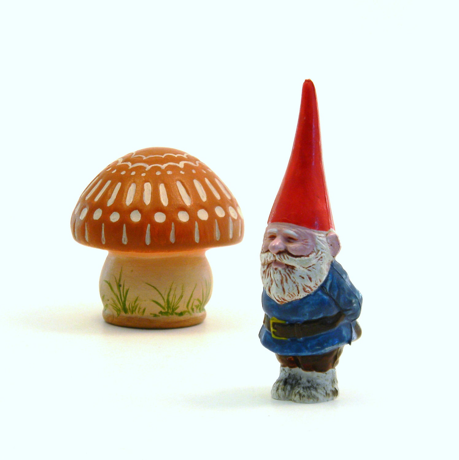 Unieboek Gnome Figurines, Vintage 1980 PVC Cuties