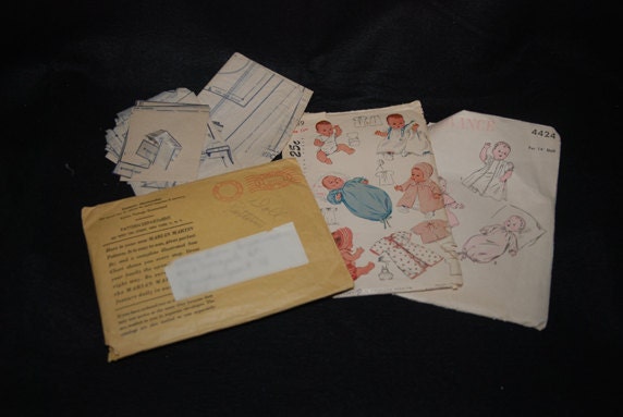Baby Doll Sewing Patterns ca. 1950s
