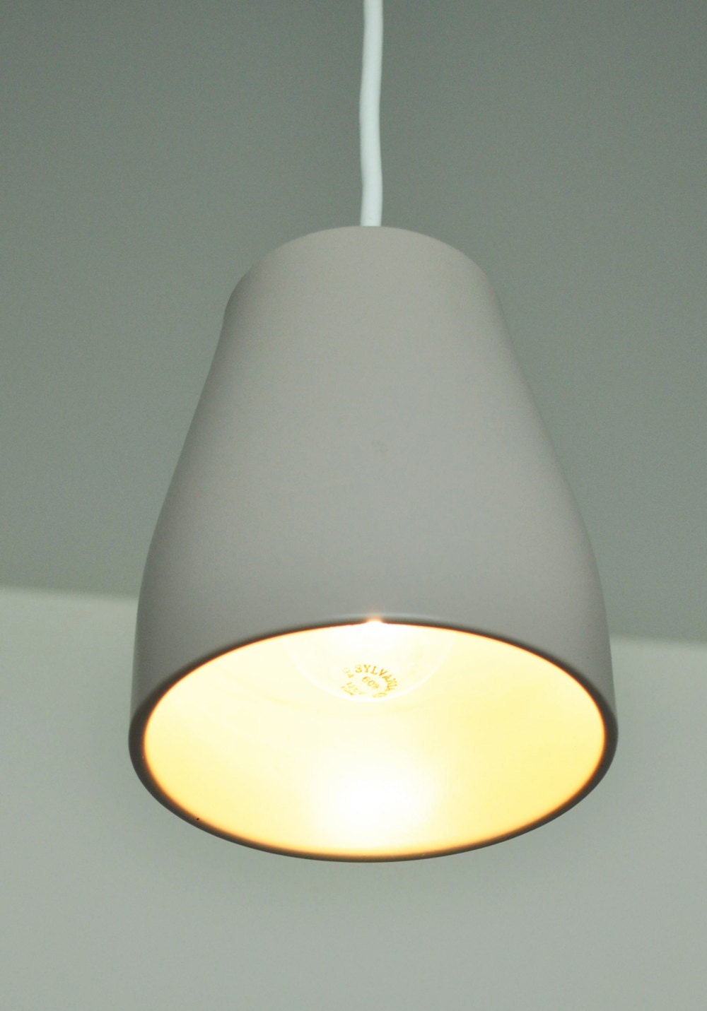 Sale - Potter Pendant Light Fixture - Warm Gray