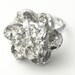 Sterling Silver Detailed Vintage Rhinestone Cocktail RING by Celebrity on Etsy