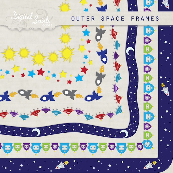 space clipart borders - photo #17