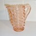 Vintage Pink Depression Glass Hobnail Creamer Pitcher