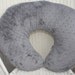 Ready to Ship:Gray Chevron and Minky Boppy Cover