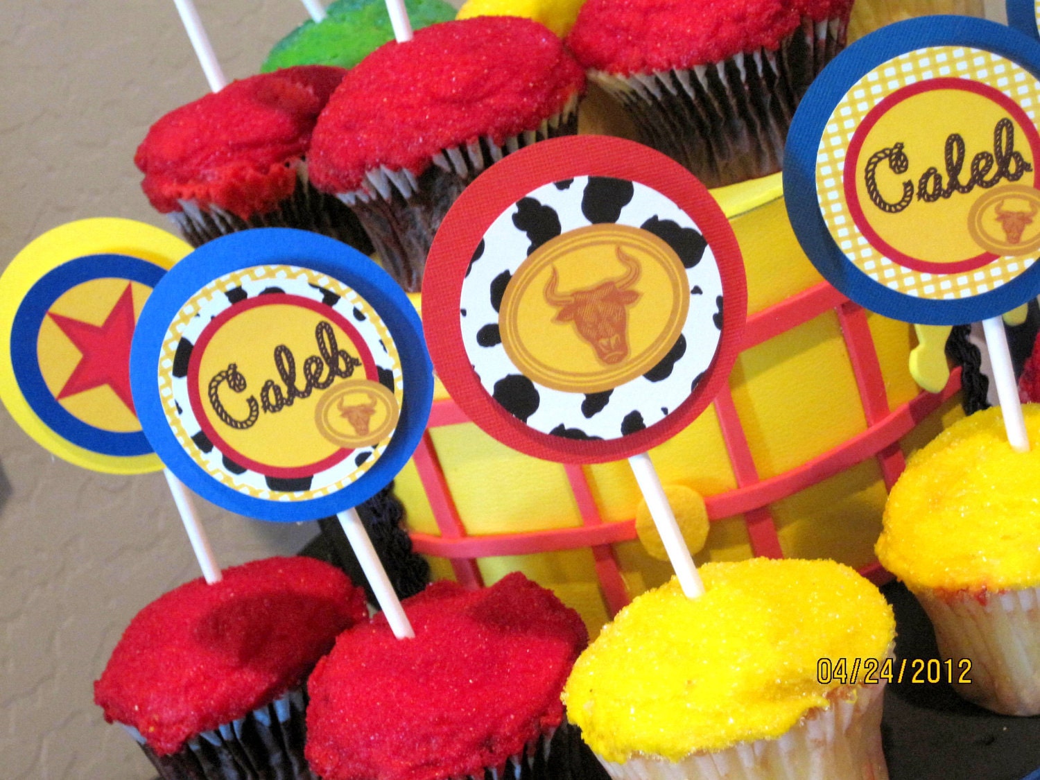 Woody / Toy Story CUPCAKE TOPPERS also Cowboy and Western Party Printables - Boys Birthday Party - Krown Kreations