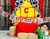 Toy Story Inspired HAPPY BIRTHDAY BANNER - Woody - Boys Birthday Party - Woody - Boy Party - Krown Kreations Il_170x135