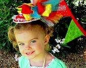MINI Top Hat - "IZABELLA" a top hat for Birthdays, Circus, Mad Hatter for Girls to Woman Party, Carnival - Krown Kreations Il_170x135