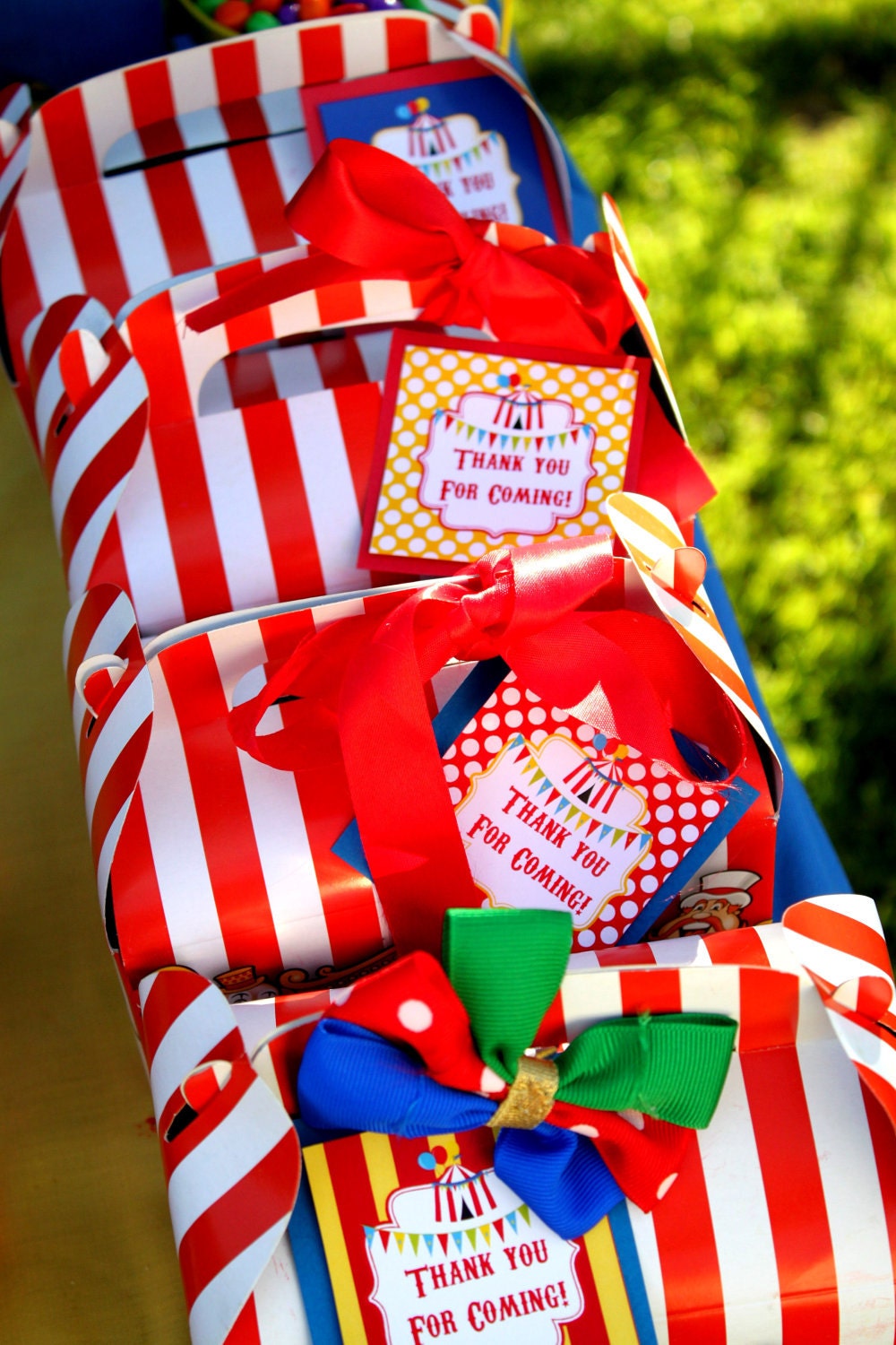 CIRCUS Party - Thank you Tags -The GREATEST Show on Earth - Girl - Boy Birthday Party - Girls Carnival - Krown Kreation - INSTANT Download Il_570xn
