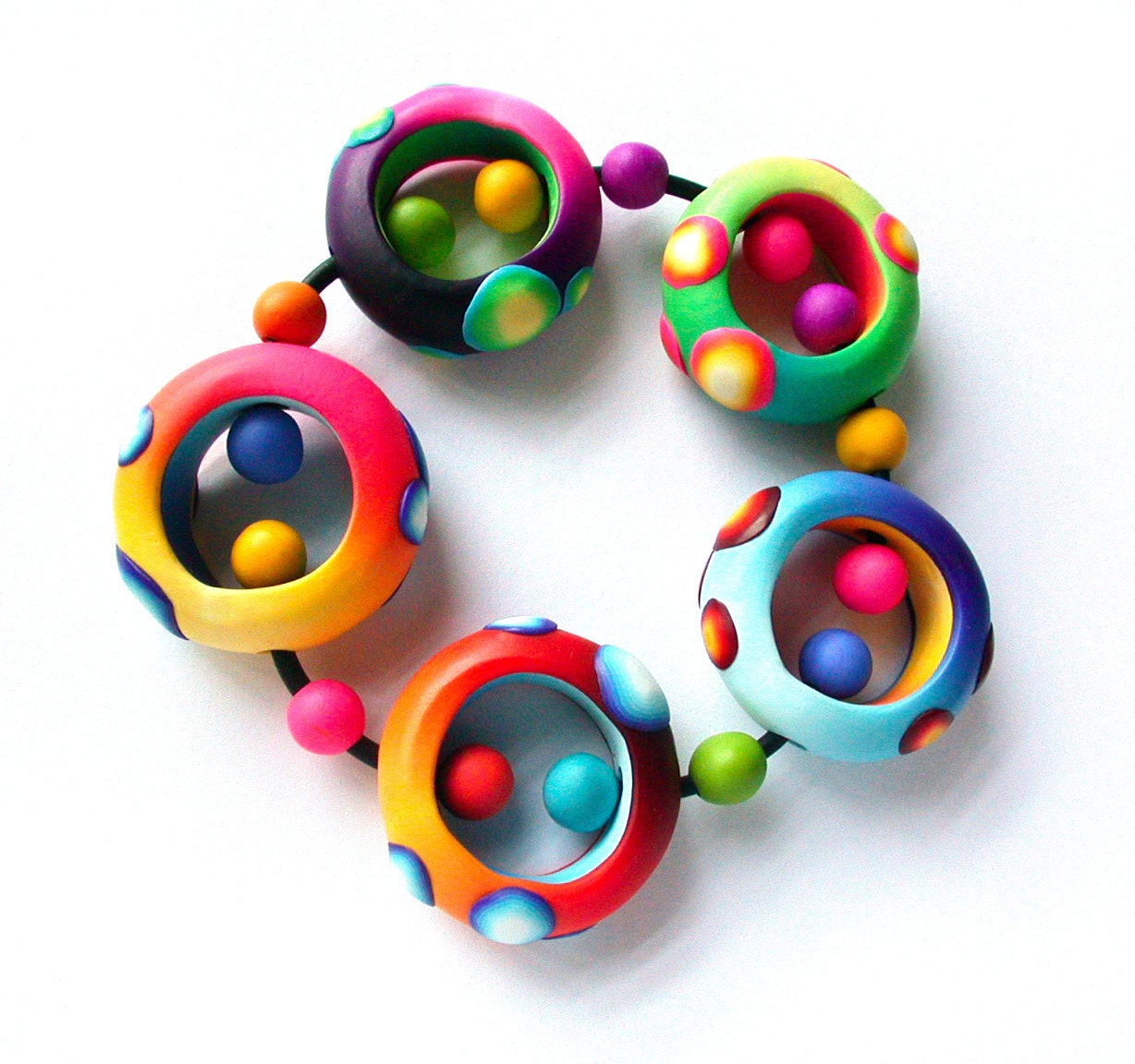 Polymer Clay Bracelet Nidos