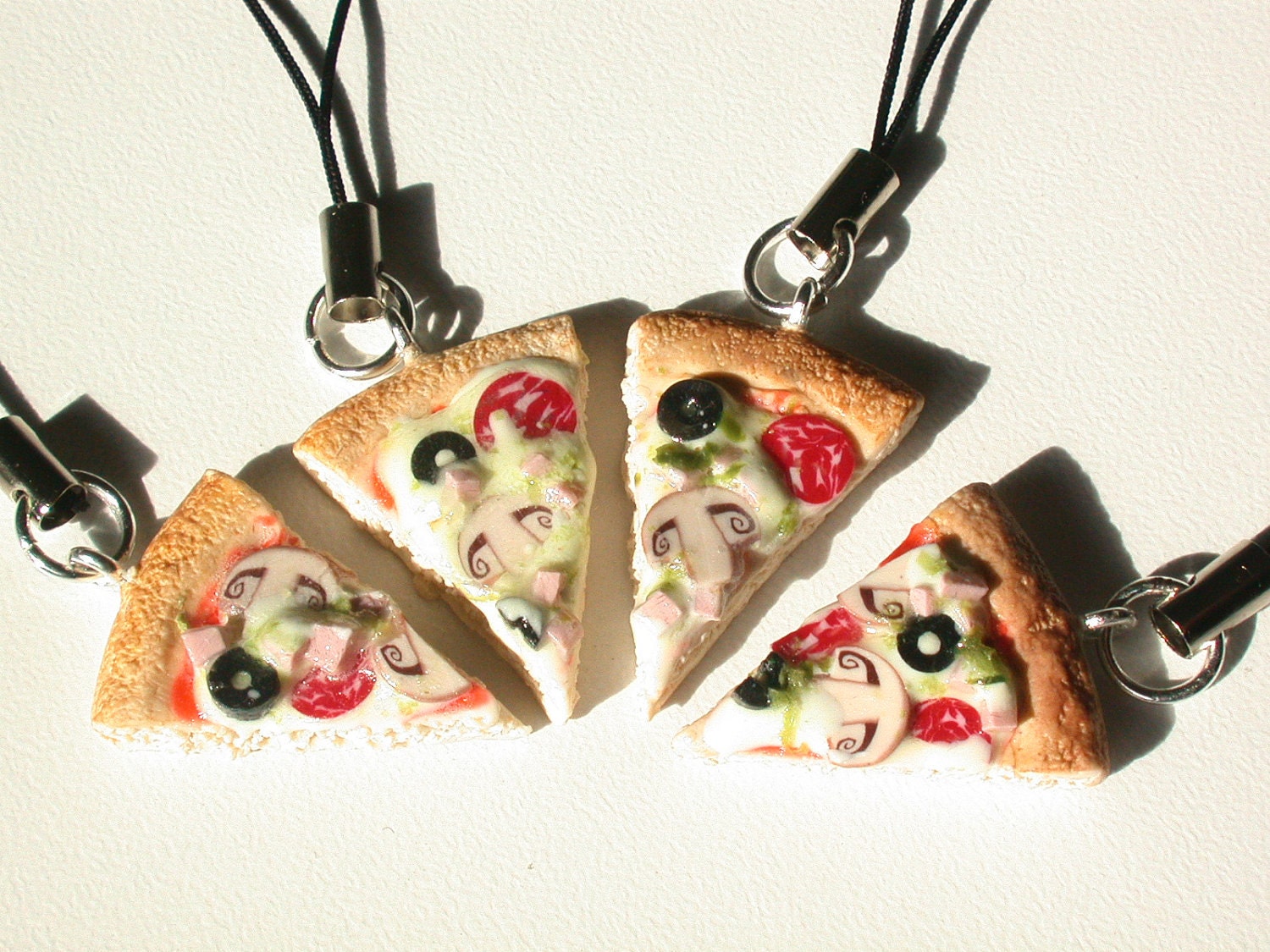 Pizza Phone Charm.