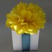 Baby Shower Decoration . 20 Tissue Paper Flower Favor Box Toppers