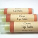 Clove Lip Balm, Natural Lip Balm