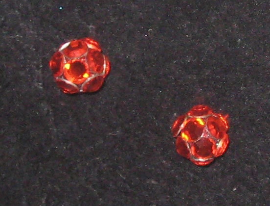 Hyacinth Swarovski Crystal Rhinestone Stud Earrings
