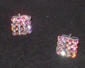 Swarovski Crystal Rhinestone Cuff Links