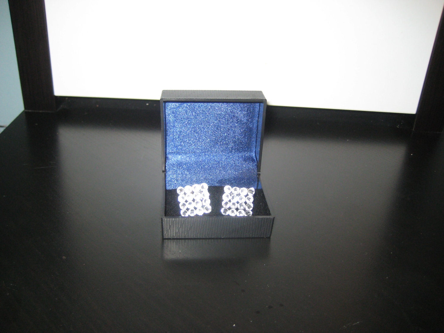 Swarovski Crystal Rhinestone Cuff Links