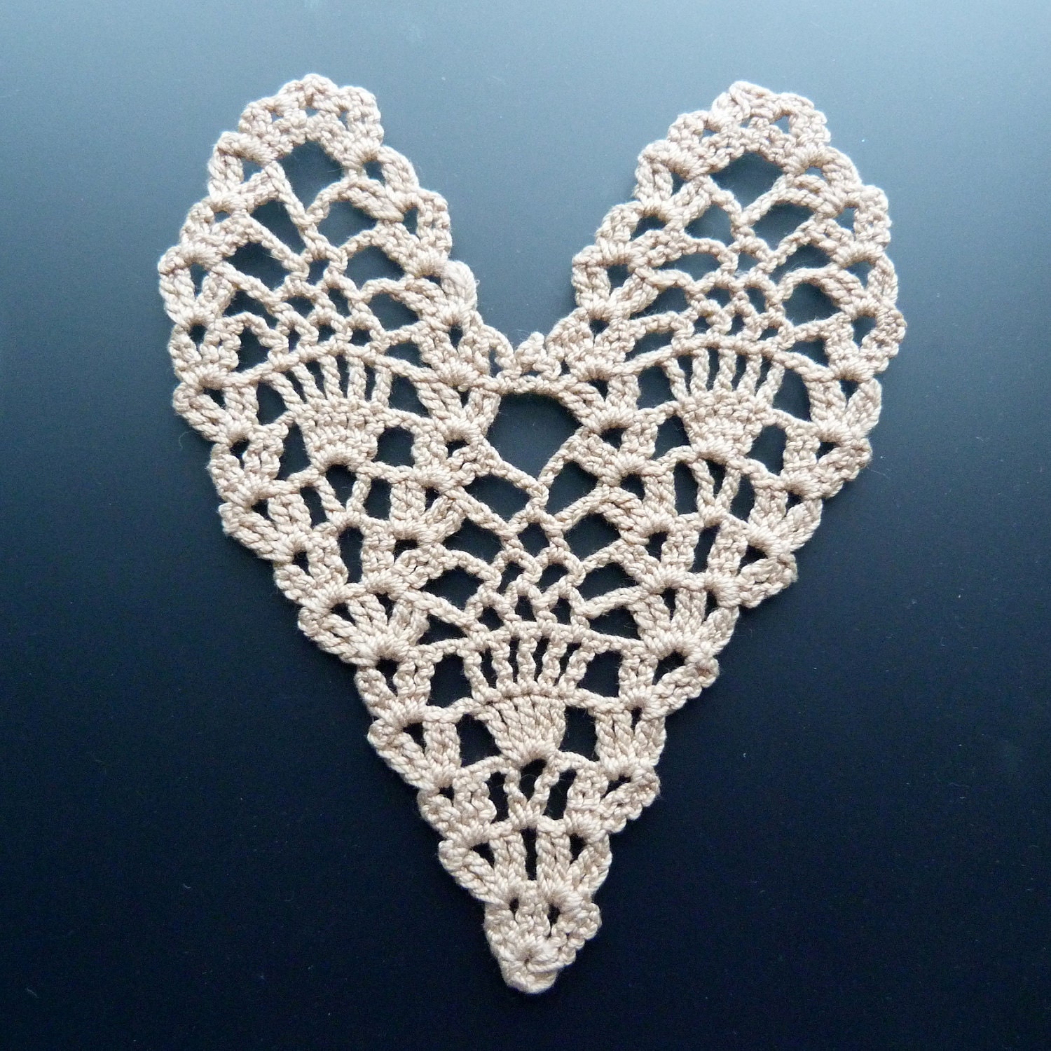 Crocheted Doily - The Heart