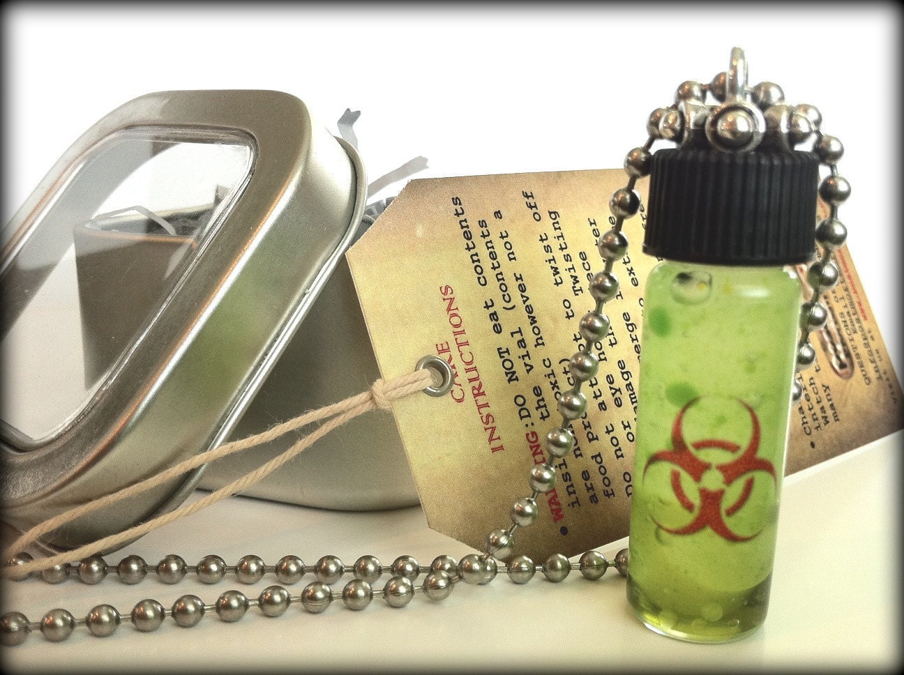 Glow In The Dark Zombie Outbreak Vial