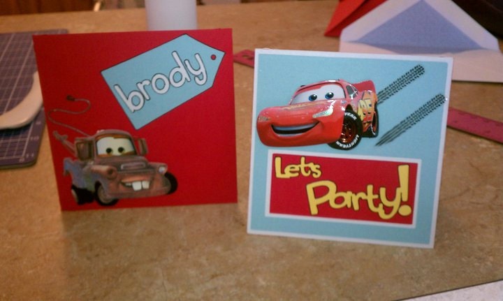 Cars Birthday Card - Handmade and Personalized