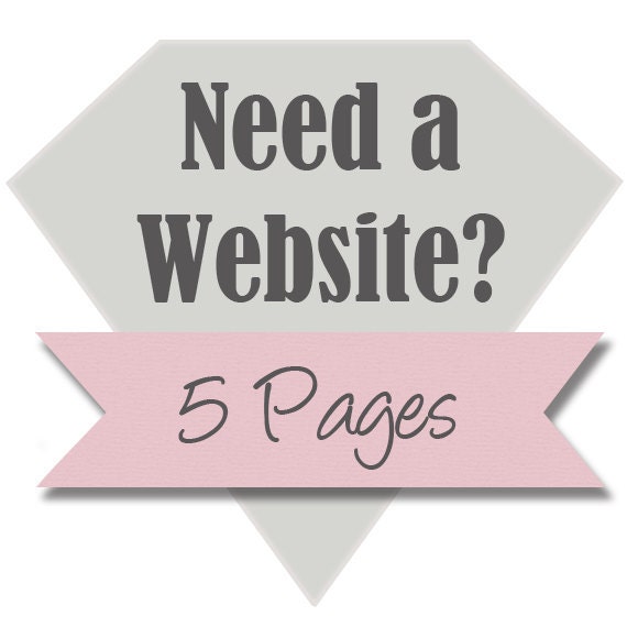 Need a Website, Professional Custom Website Design 5 Pages.