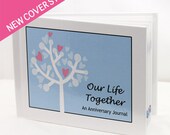 Wedding Anniversary Journal, Bridal Shower Gift (Blue)
