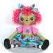 Primitive Raggedy Ann Doll-Pink