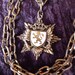Rocker Chic Vintage Necklace / Royal Coats of Arms