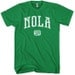 NOLA 504 T-shirt - New Orleans Distressed - Men S to 4XL and Youth XS to XL - Black, Cream, Green or Gray