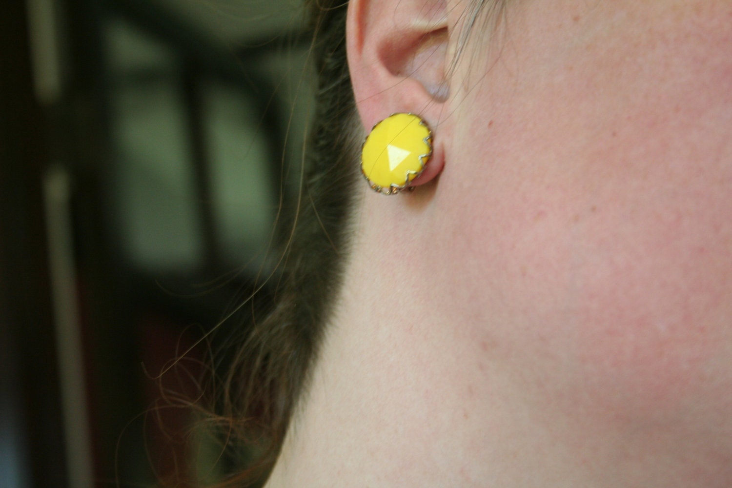 Day Brightener Sun-Yellow-and-Gold Clip Ons