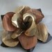 Vintage Copper Gold and Enamel Brooch