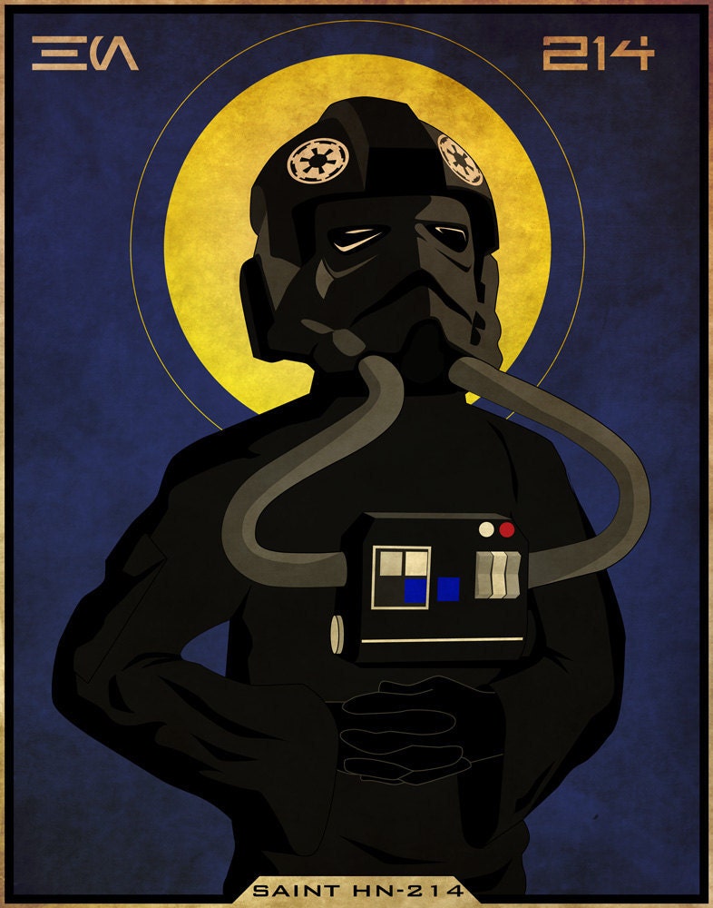 Imperial Saints - TIE Fighter Pilot 16x20