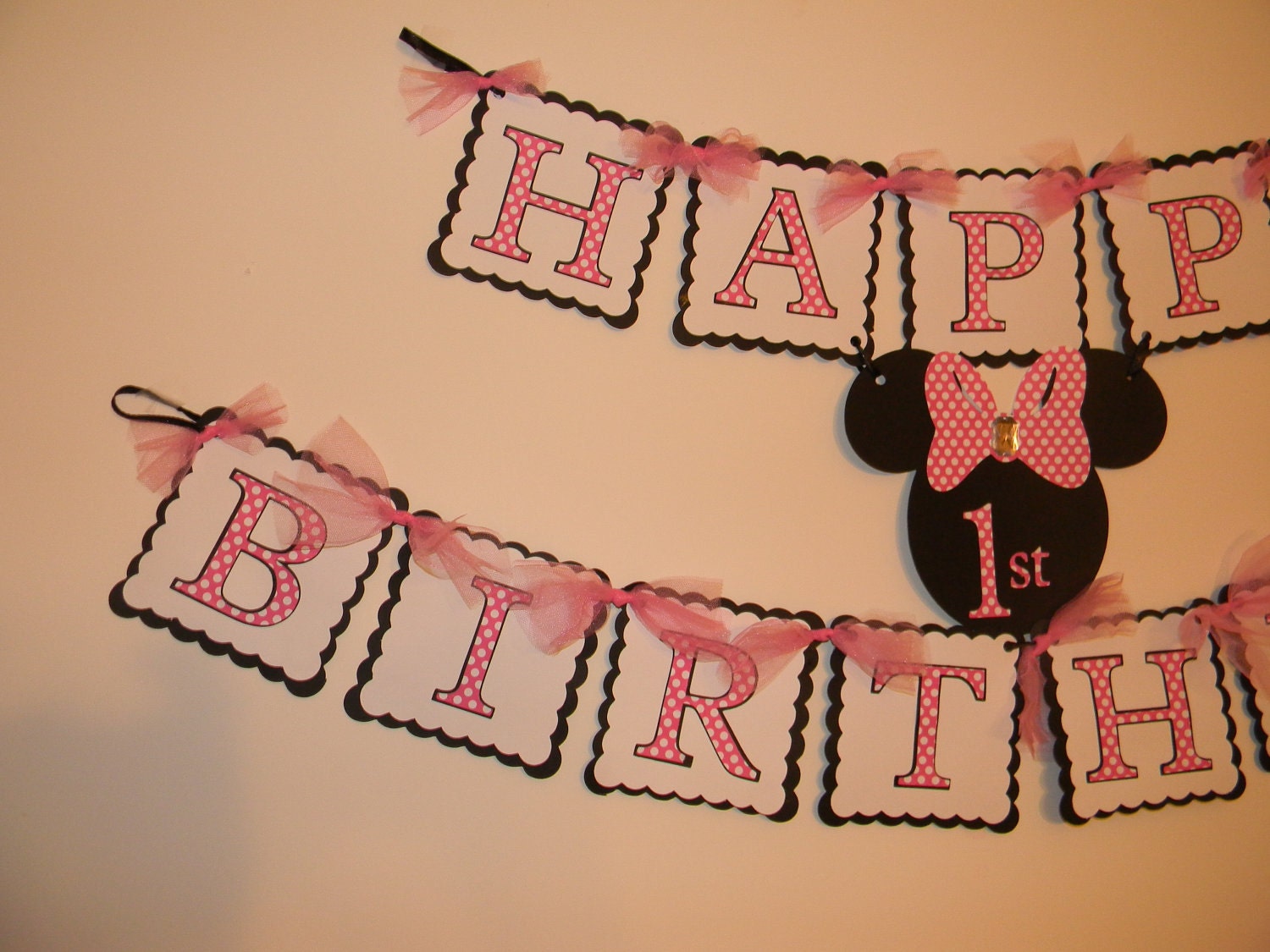 Minnie Mouse Birthday Banner