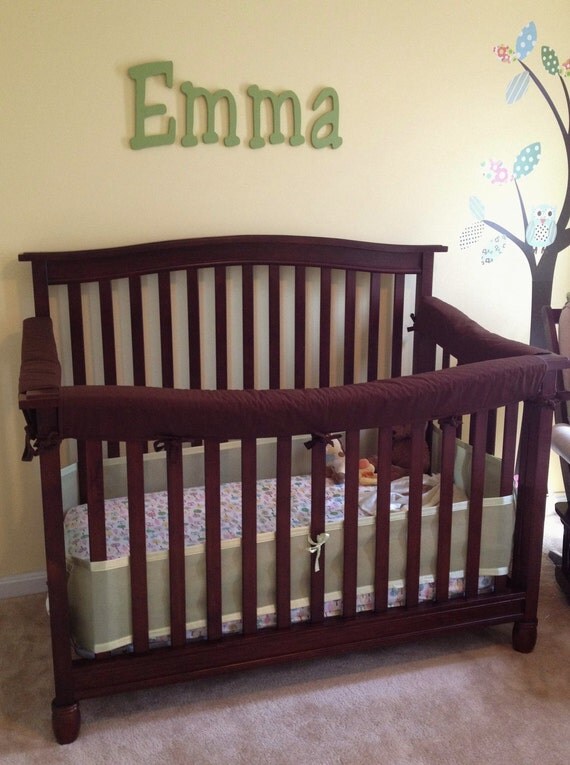 Crib Guards 3pc Custom Crib Rail Teething Guards by MegSewCool