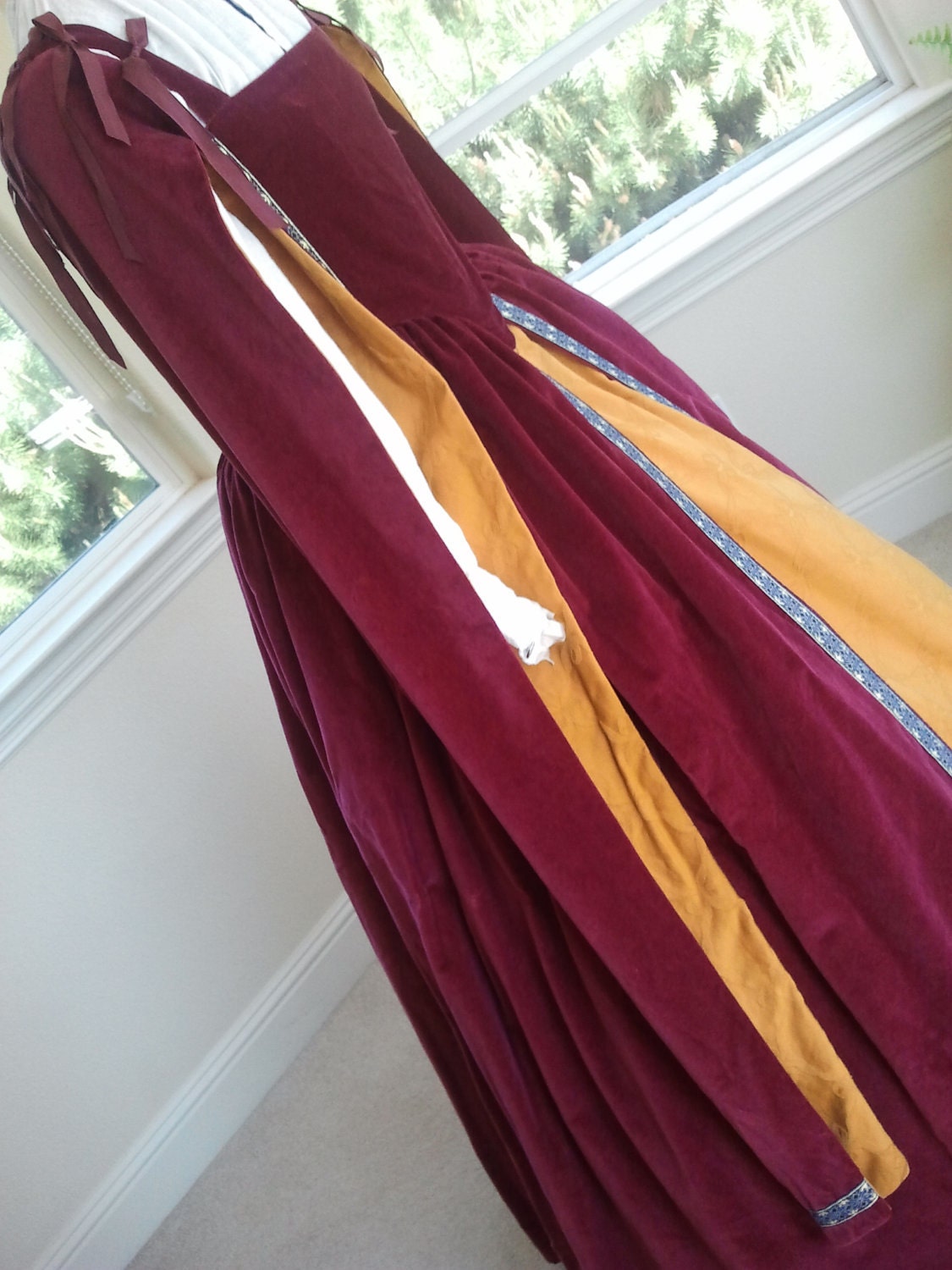 RESERVED Listing "jrose018" Velvet Renaissance Gown