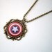 Captain America Shield Necklace