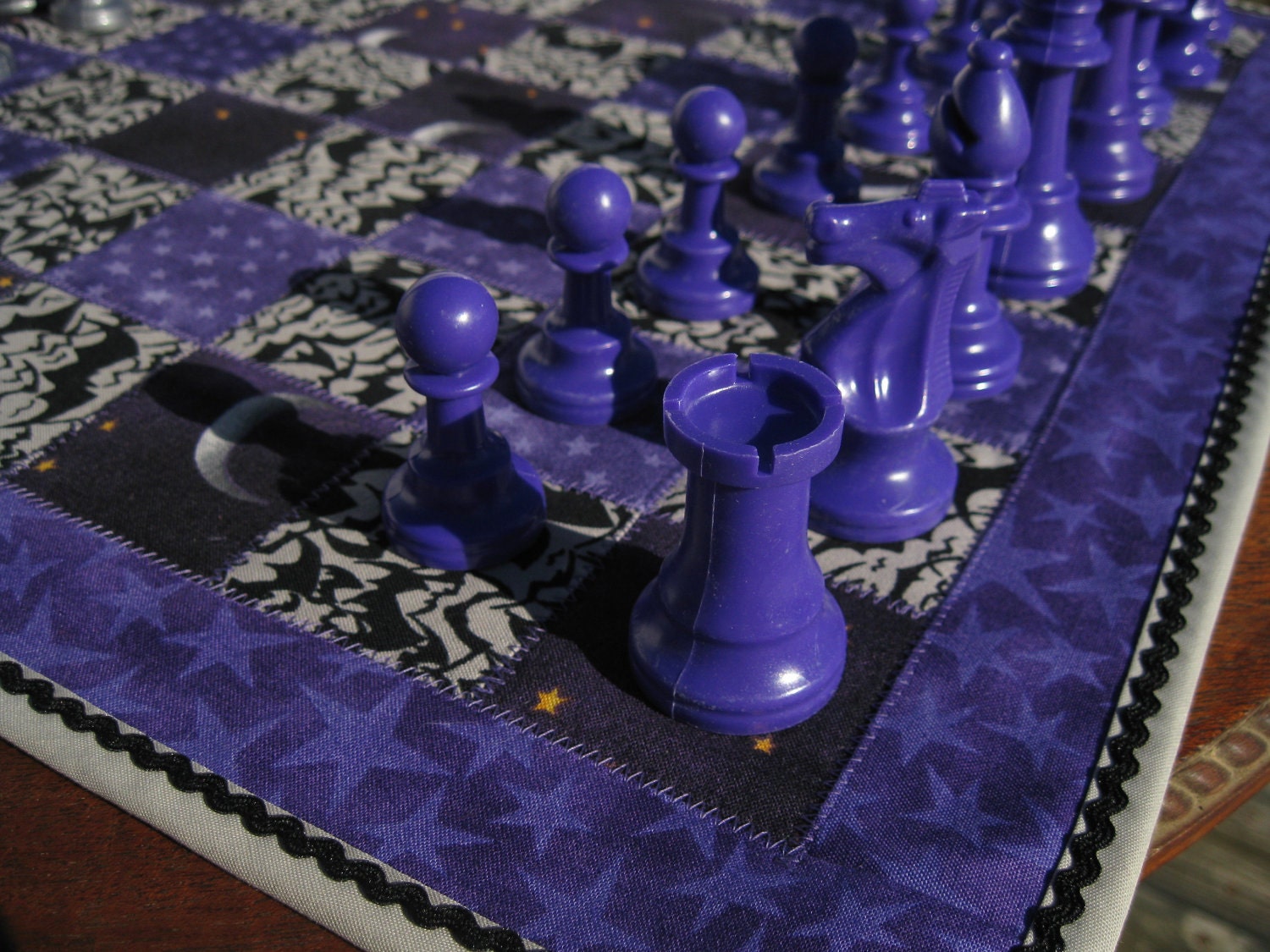 Purple Chess Board