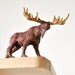 Woodland Moose Wedding Decor Table Decoration for Rustic Summer Baby Showers, Man Caves, Spring Tablescapes or Birthday Party Centerpiece