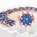 Stars N Stripes Patriotic Cupcake Toppers Red White Blue July 4th Celebration for Backyard Barbecues, Weddings and Summer Parties Set of 12