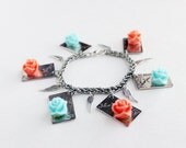 I Love You Postcard and Wing Charm Bracelet