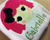 Girls Doll Shirt Inspired by Lalaloopsy - Girly Ruffle Hem Shirt