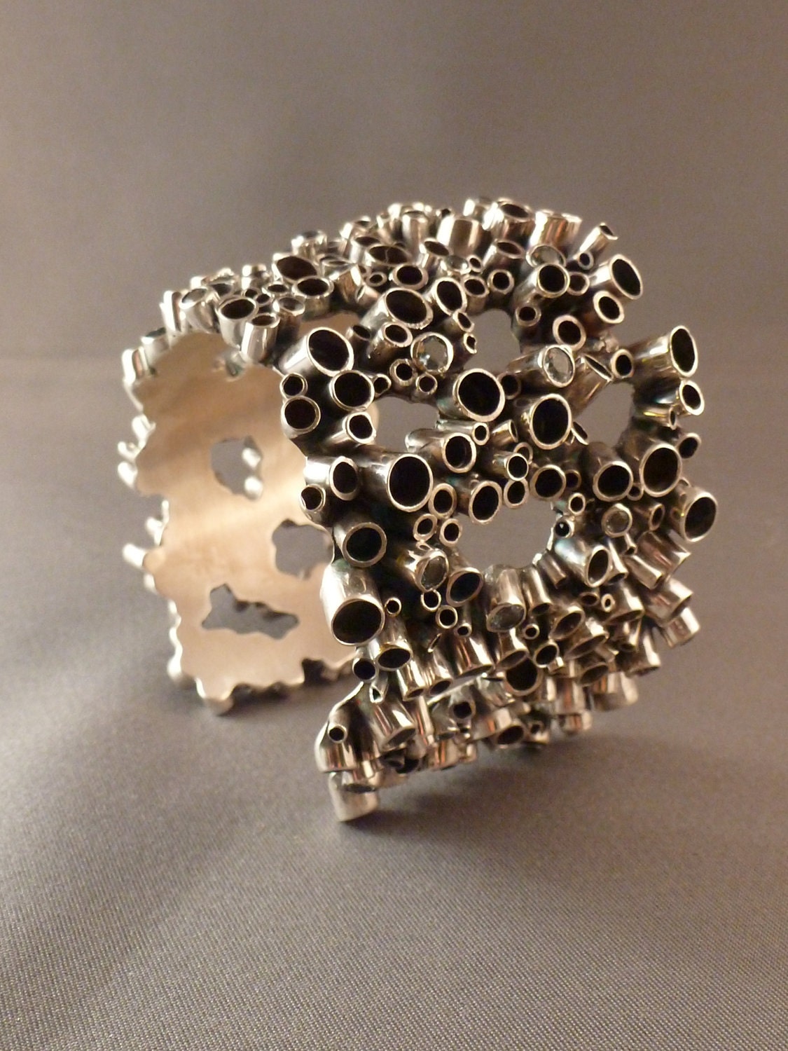 big bubble cuff bracelet