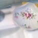 Vintage Soap Dish Pink, Green, Lavender, Roses Floral Clam shape Handpainted