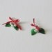 Earring Kit, Mistletoe earrings with glass beads and base metal findings - Include instructions - KIT ONLY, not the finished product