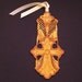 BOOKMARK, EMBROIDERED CROSS
