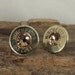 Bullet Earrings - Stud Earrings - Ultra Thin - Colt 45 - Gold Rush