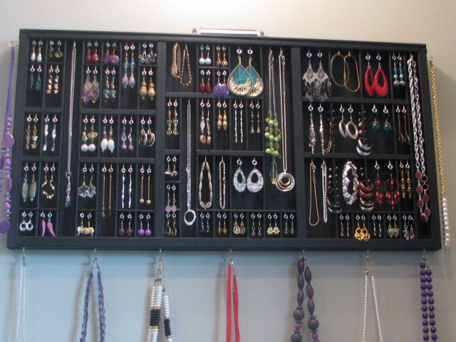 Jewelry Organizer with stud slots