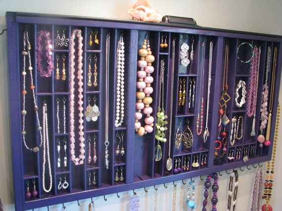 Plum Purple Necklace Organizer