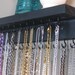 Necklace Organizer Display with shelf